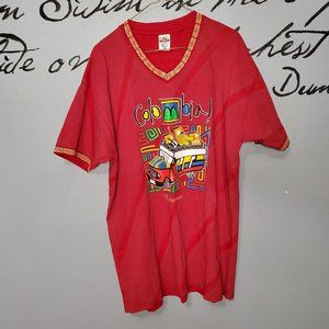 Sportsanti Cartagena Columbia Mens Red Short Sleeve Tee, XL